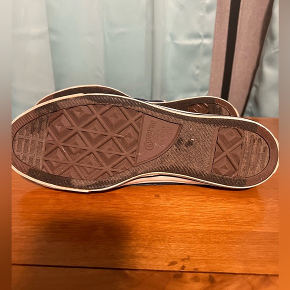 Converse All Star Blue plaid low top sneakers men’s size 10.5- GUC - Picture 11 of 11